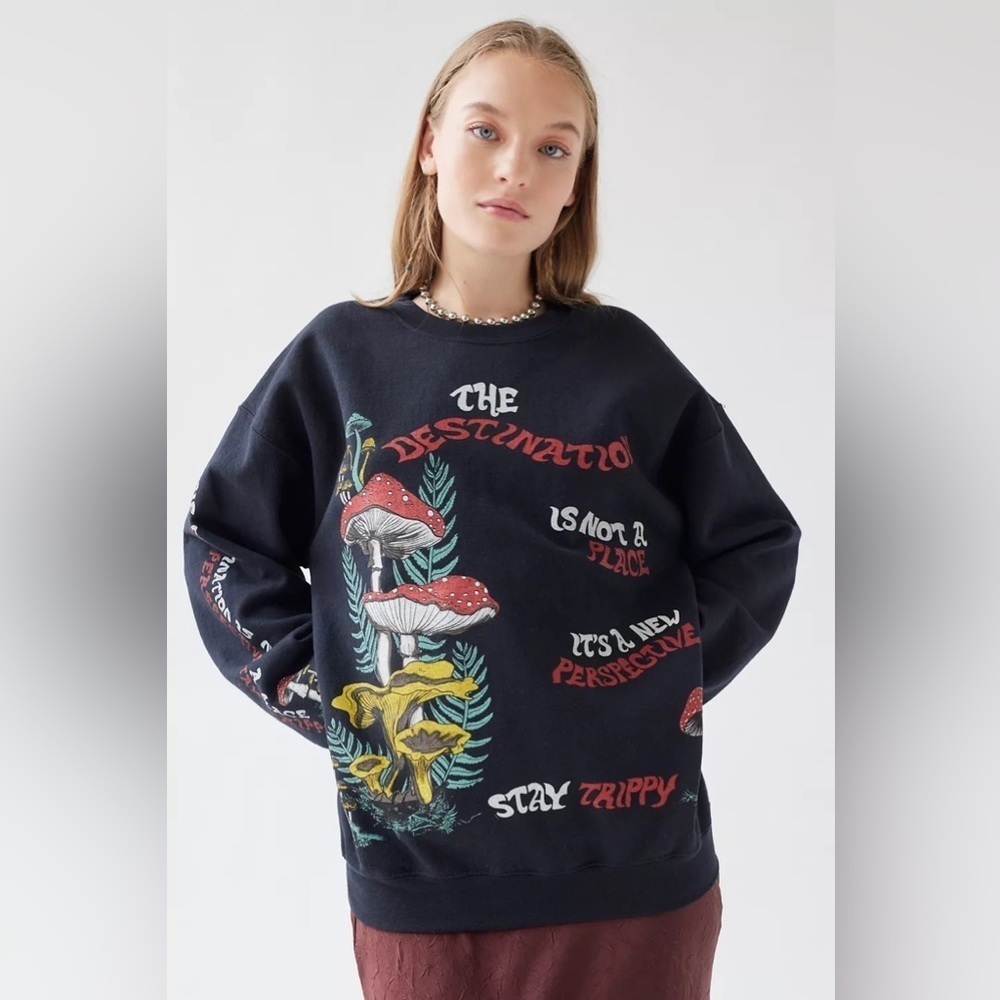 🎉🎉HOST PICK🎉🎉UO Project Social T New Perspective Pullover Sweatshirt, NWT